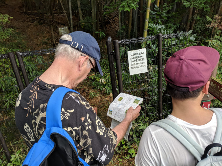 Wayfinding on the Nara Michi trail