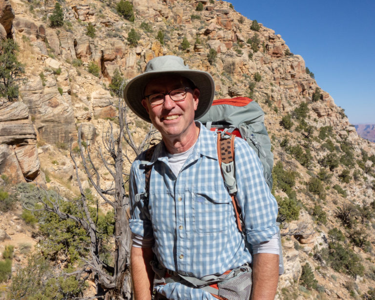 Robin on Tanner Trail